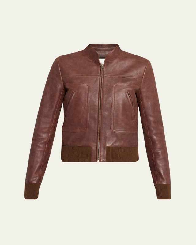 Bader Leather Aviator Jacket